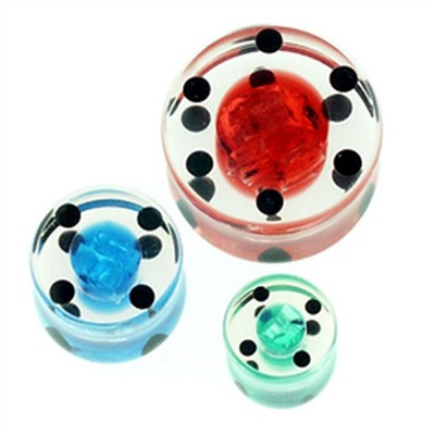 Pearl Essence Acrylic Crystal Orbit Plugs