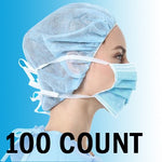 Phoenix Level 4 Blue Disposable Face Masks - Pack of 100