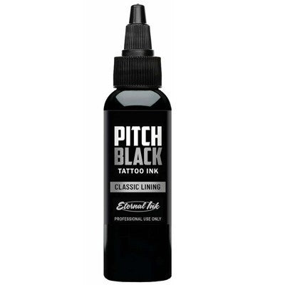 Pitch Black - Eternal Tattoo Ink - Classic Lining