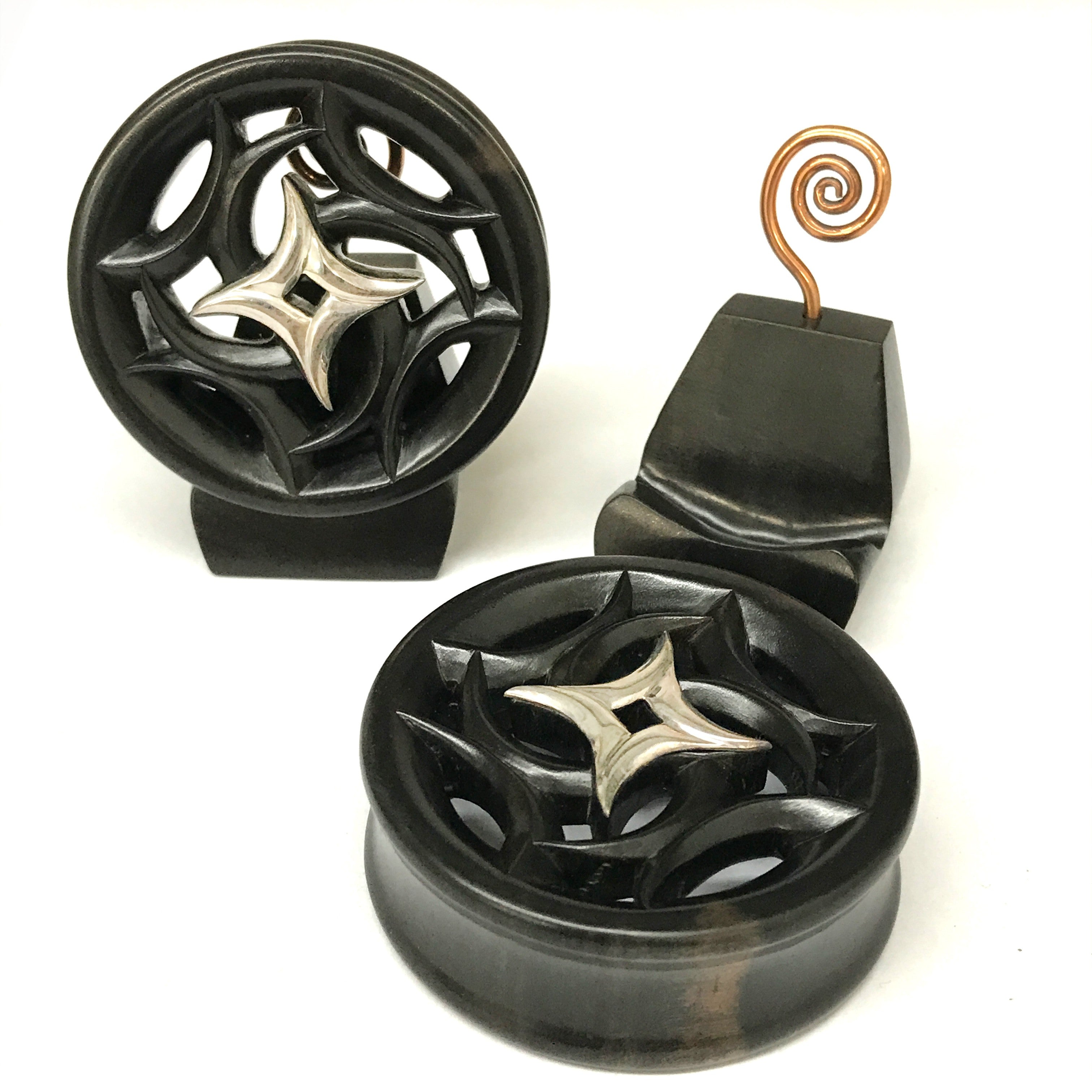 Polaris II in Black Dogwood with Silver