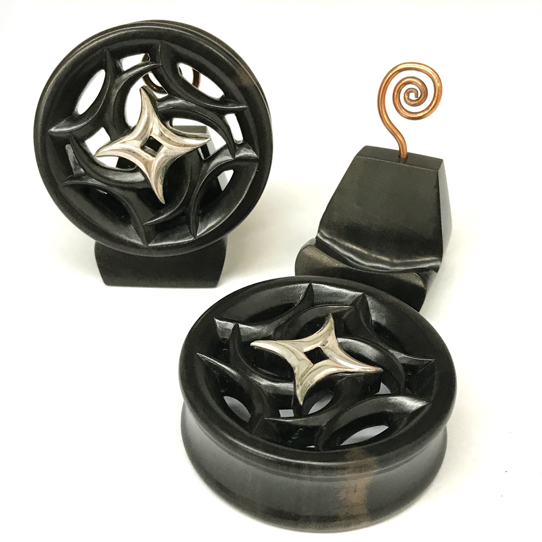 Polaris II in Black Dogwood with Silver