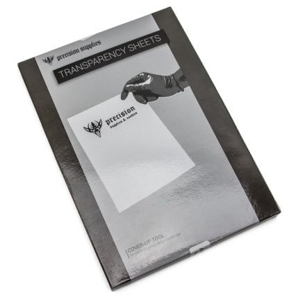 Precision Transparency Sheets 8.5” x 11” – 100 Sheets