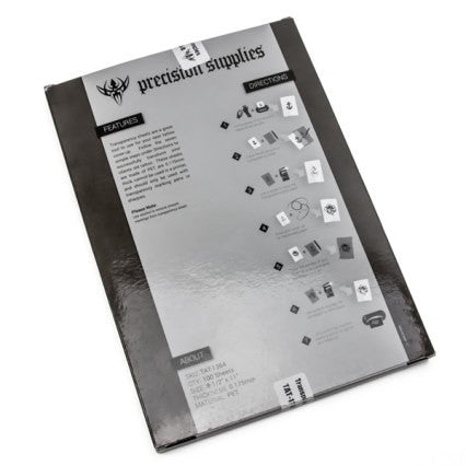 Precision Transparency Sheets 8.5” x 11” – 100 Sheets