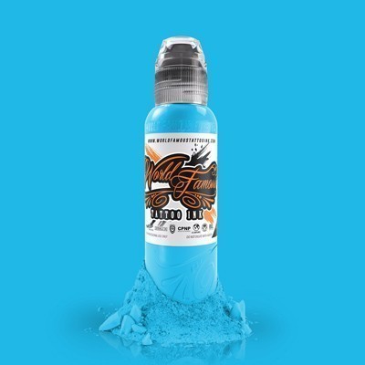 World Famous Tattoo Ink - Rainbow Blue
