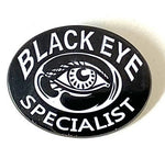 Razorblade Enamel Pin - Black Eye Specialist