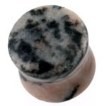 Rhodonite Stone Saddle Flared Plug