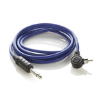 Sabre 2M Angled RCA Cord in Cobalt Blue