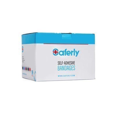 Saferly 2" Medical Cohesive Wrap - Case of 36 - Assorted Colors