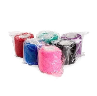 Saferly 2" Medical Cohesive Wrap - Case of 36 - Assorted Colors
