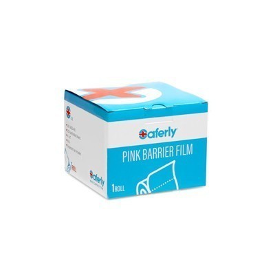 Saferly Barrier Film Roll - Pink - 1200 Sheets