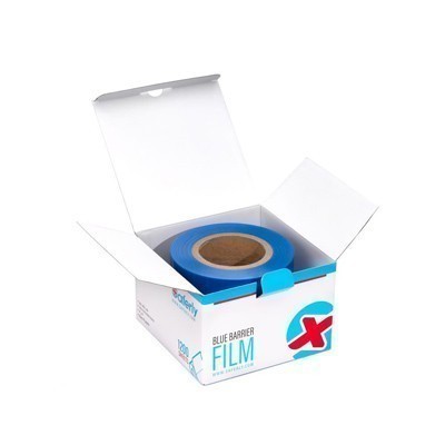 Saferly Blue Barrier Film - One Roll of 1200 Sheets - 4" x 6"