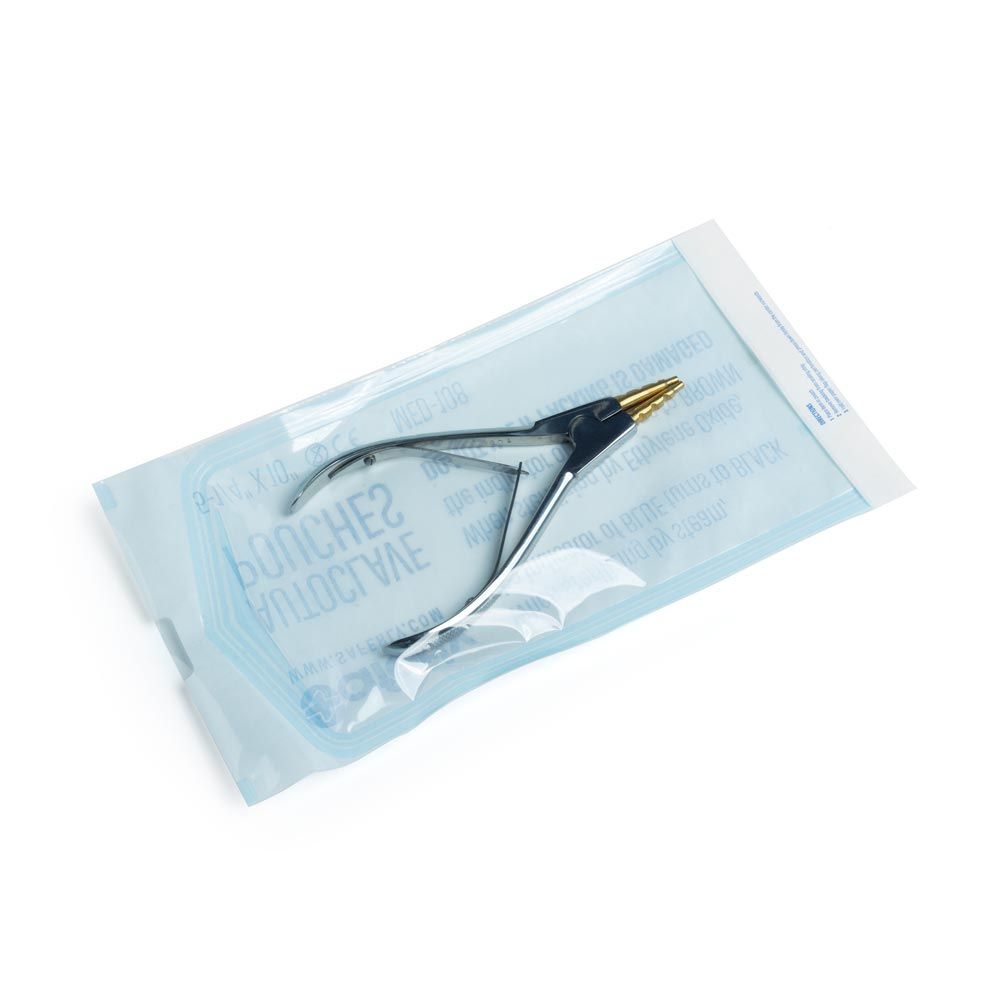 Saferly Sterile Pouches - 5-1/4" x 10" - Box of 200