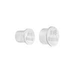Saferly Top Hat Style Ink Caps - Stable Flat Bottom - 500 Count