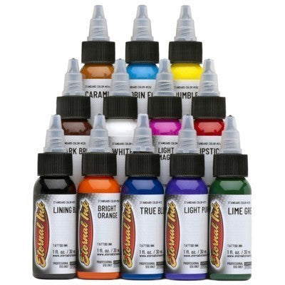 Sample Set - 12 Bottles - Eternal Tattoo Ink