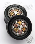 Samurai Amor in Black Dogwood with Mixed Metal