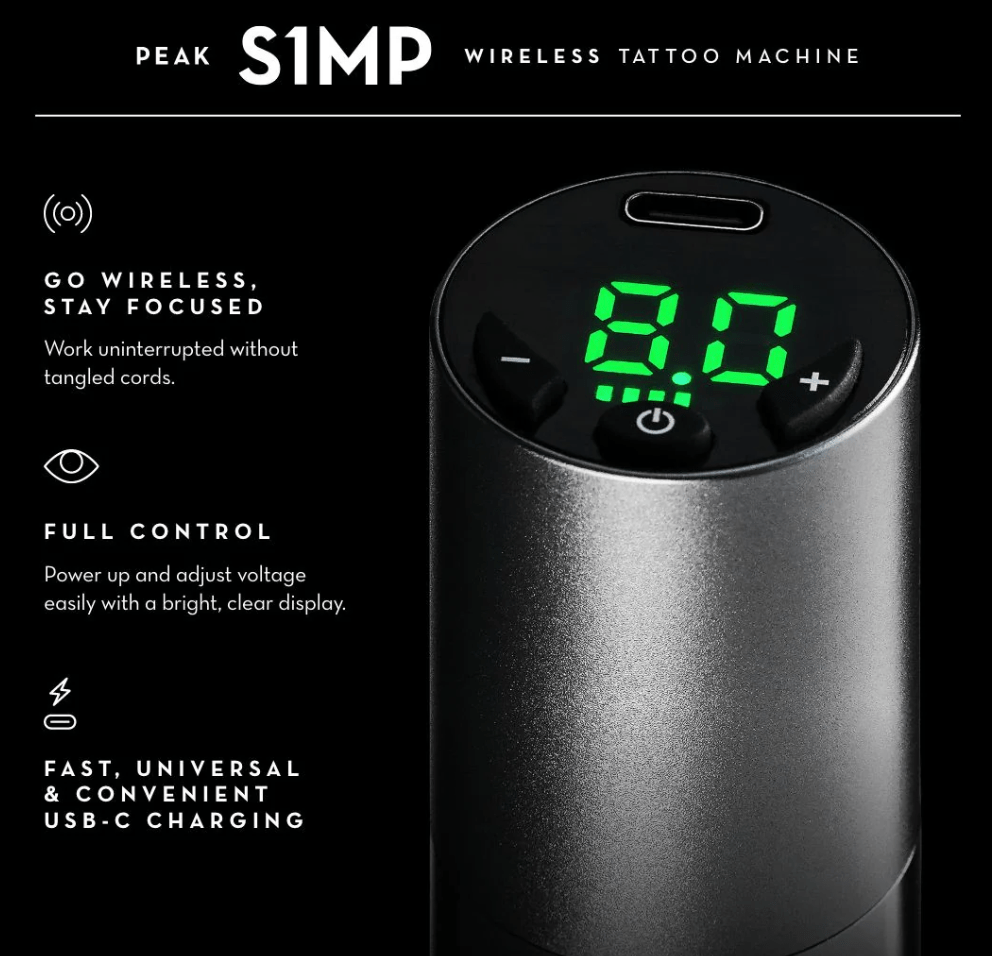 Peak S1-MP Wireless Tattoo Machine