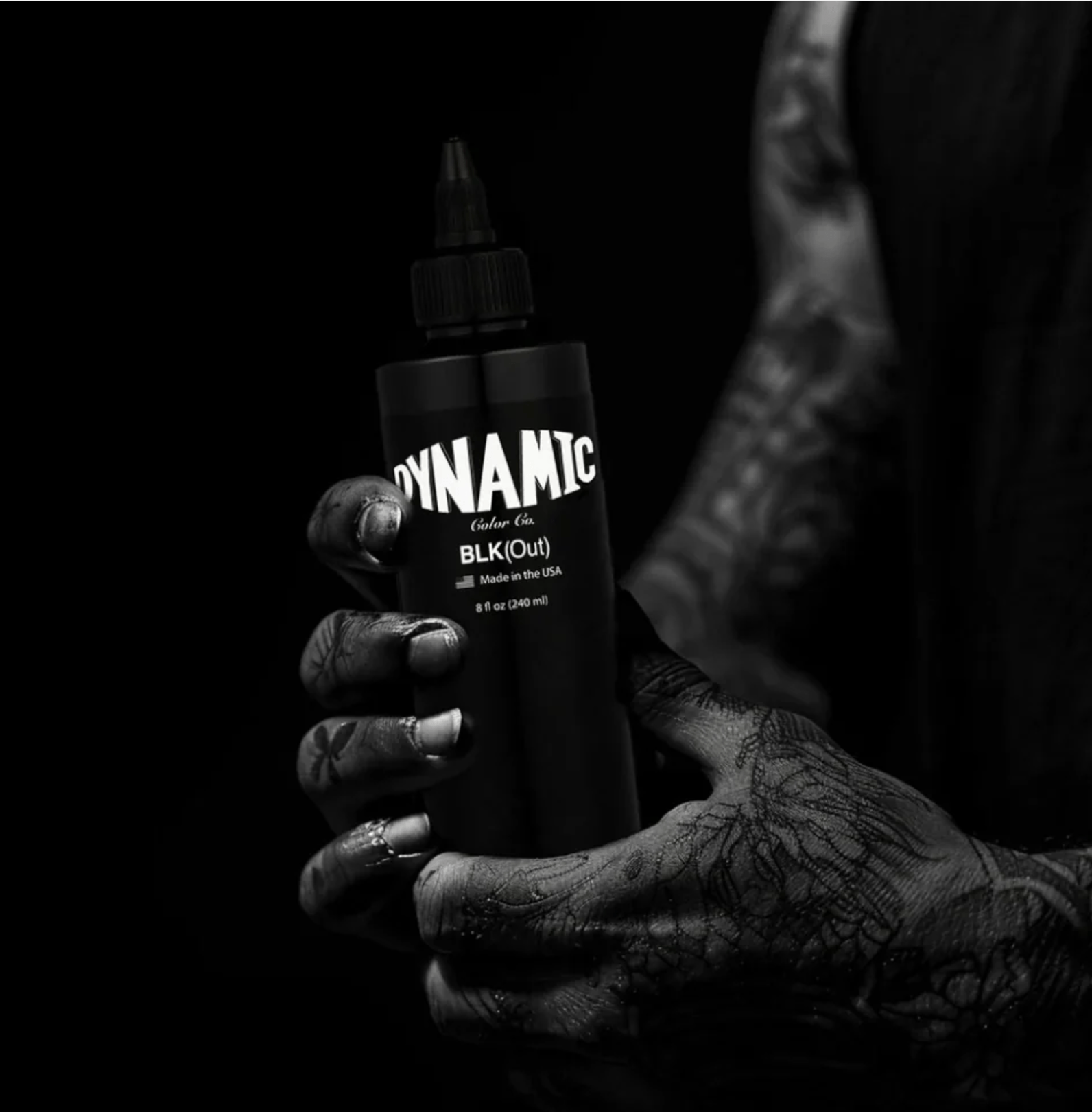BLKout — Dynamic Tattoo Ink — 8oz Bottle