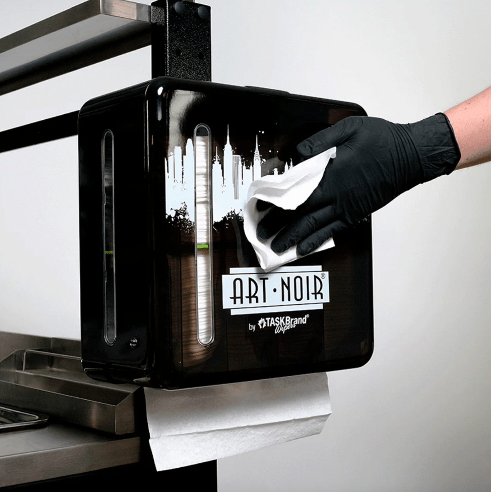 Art Noir Tattoo Towel Wall Dispenser