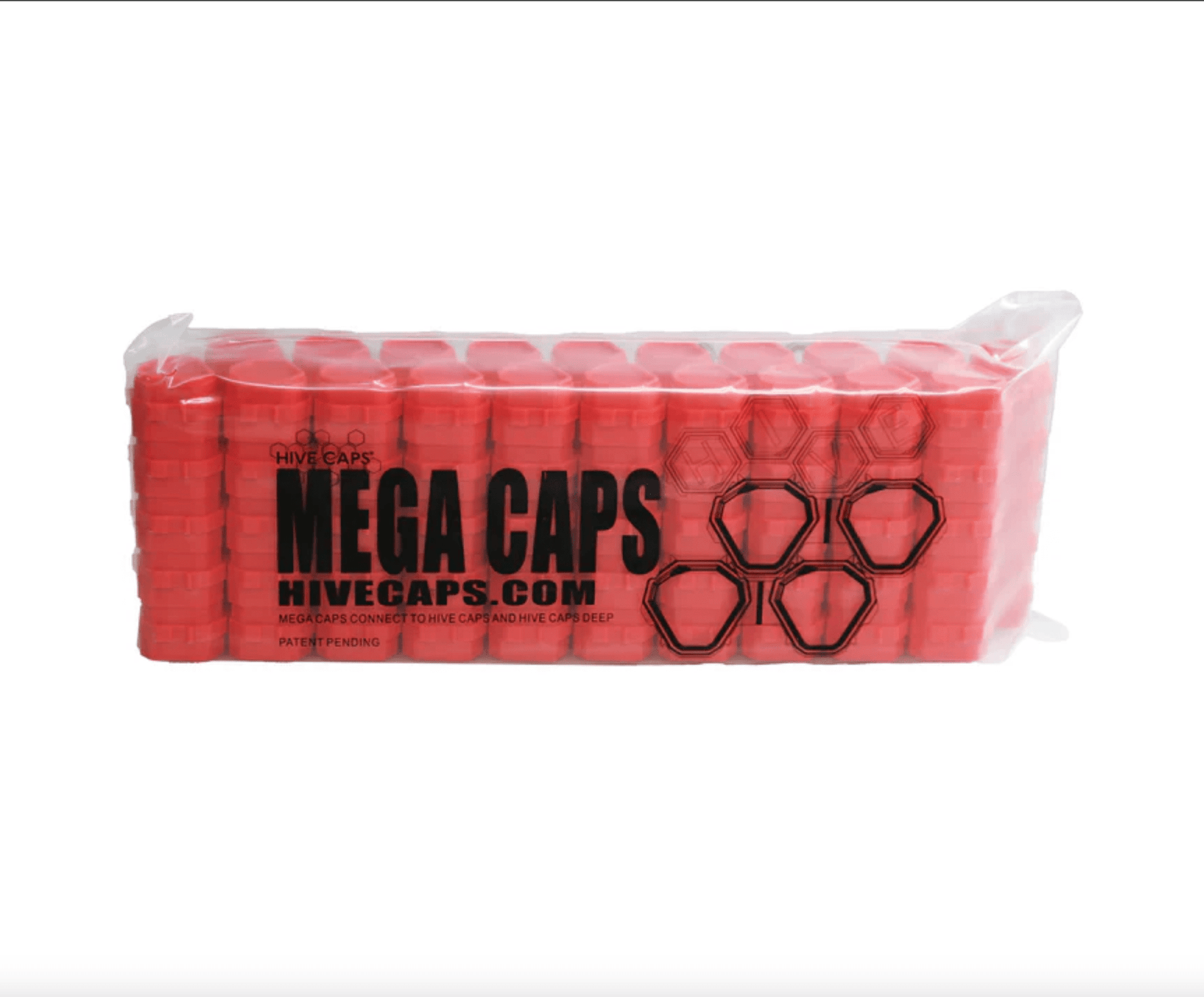 Mega Caps by Hive Caps™ — Bag of 50 Pieces (100 Caps) — Pick Color