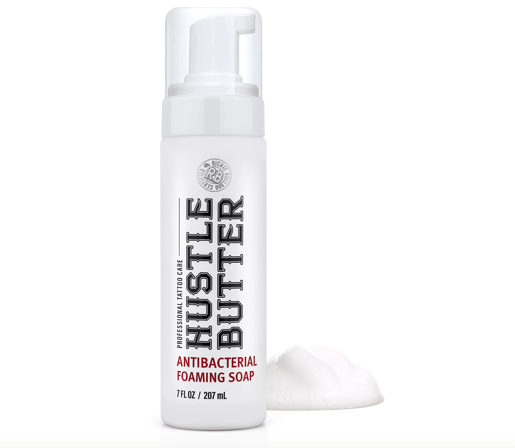 Hustle Bubbles Deluxe Foamer Antimicrobial Soap — 7oz — Single or Case of 12