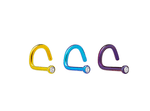 18g Titanium Nostril Screw w/ Martini Bezel-Set Jewel