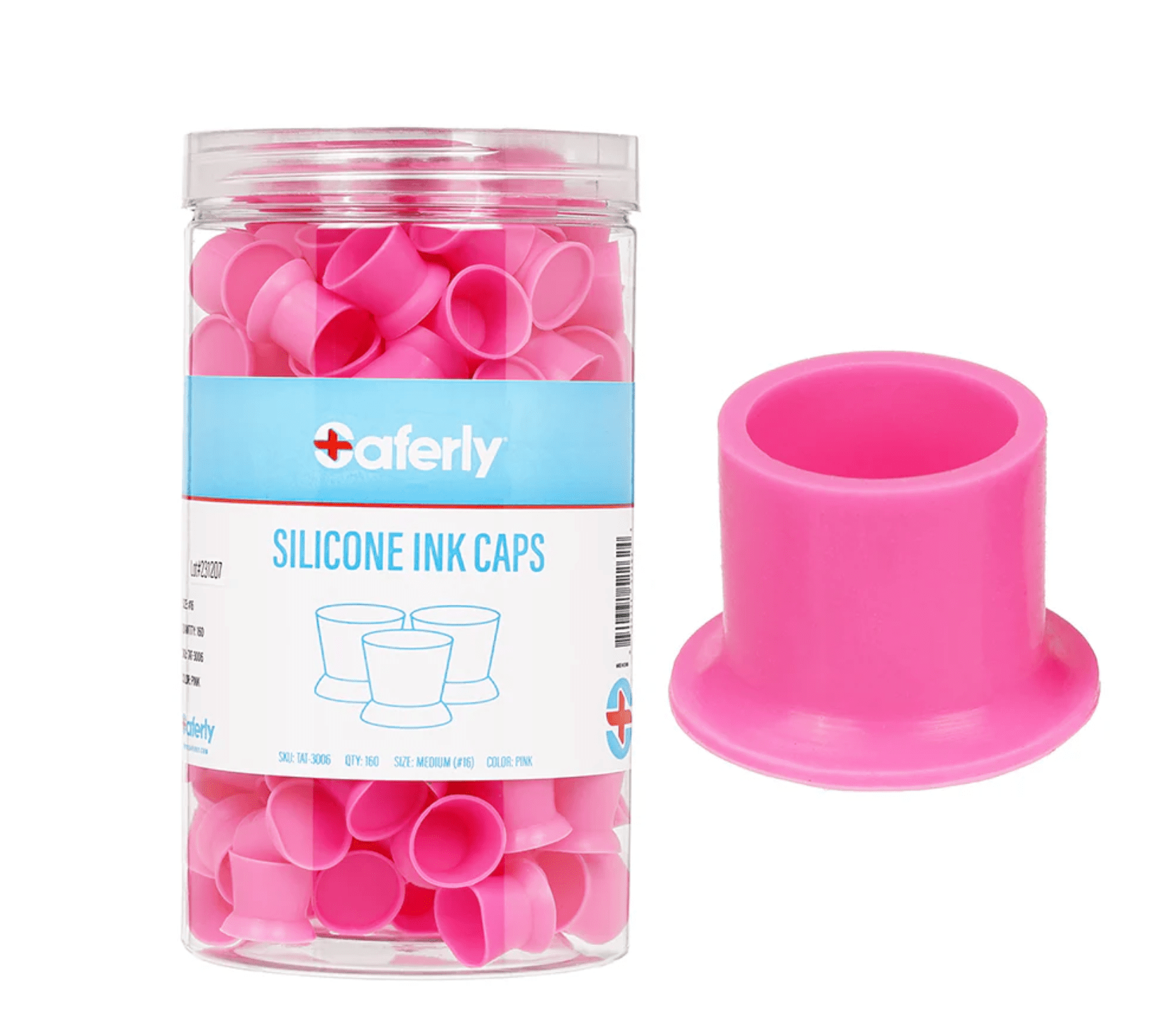 Saferly Silicone Ink Caps — Price Per Jar