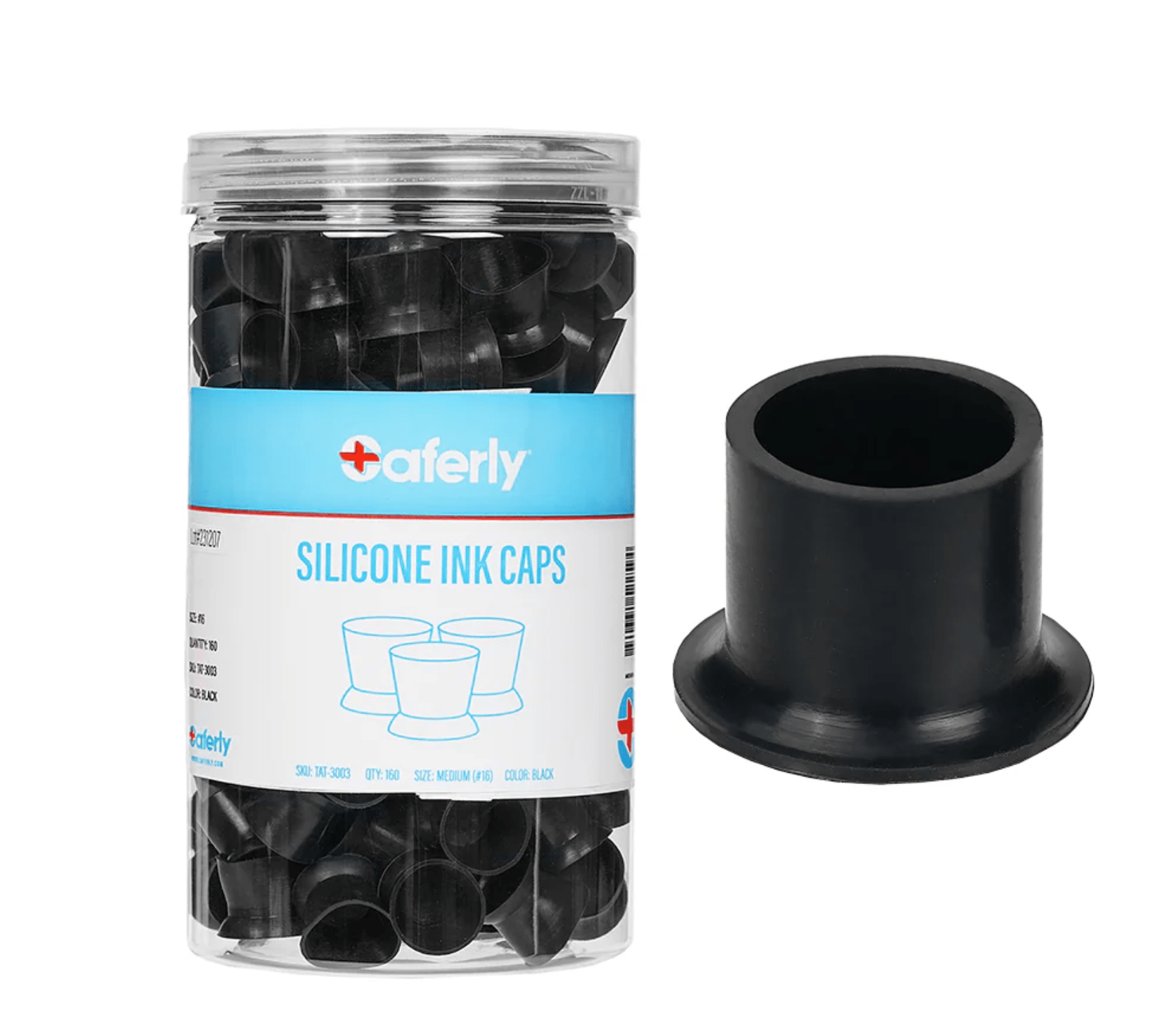Saferly Silicone Ink Caps — Price Per Jar