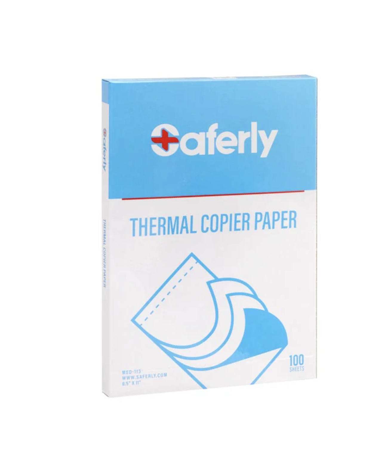Saferly Tattoo Thermal Image Copier Stencil Paper — 8-1/2" x 11” — 100 Sheets