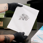 Saferly Tattoo Thermal Image Copier Stencil Paper — 8-1/2" x 11” — 100 Sheets