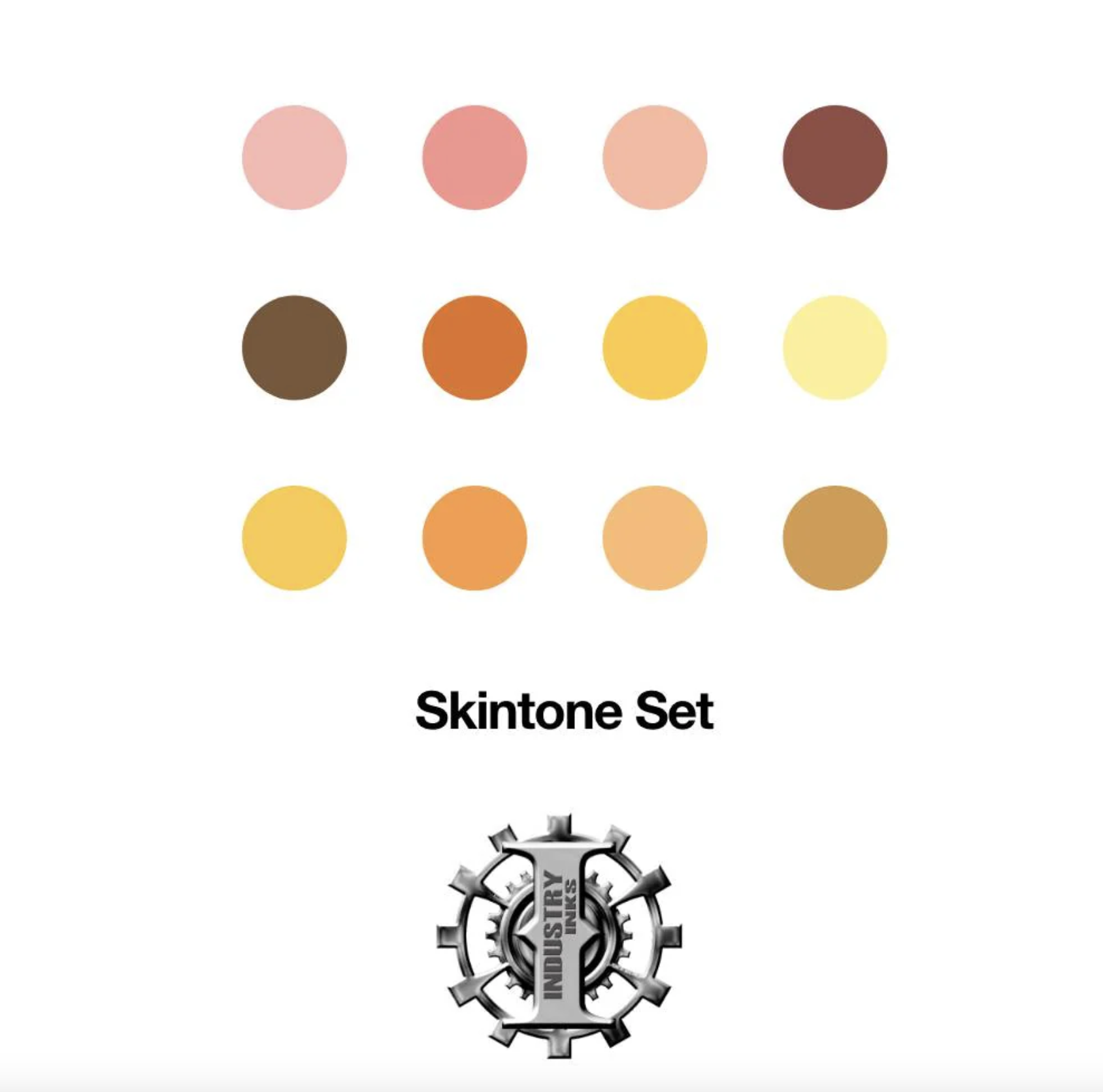 Skin Tone Color Set — Industry Inks — Pick Size