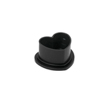 Saferly Heart Silicone Ink Cap — Pick Color — Bag of 500 Size #16
