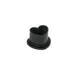 Saferly Heart Silicone Ink Caps — Pick Color — Bag of 500 Size #11