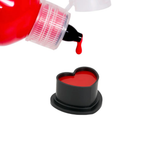 Saferly Heart Silicone Ink Cap — Pick Color — Bag of 500 Size #16