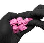Saferly Skull Silicone Ink Caps —Size #16 — Bag of 200 — Pick Color