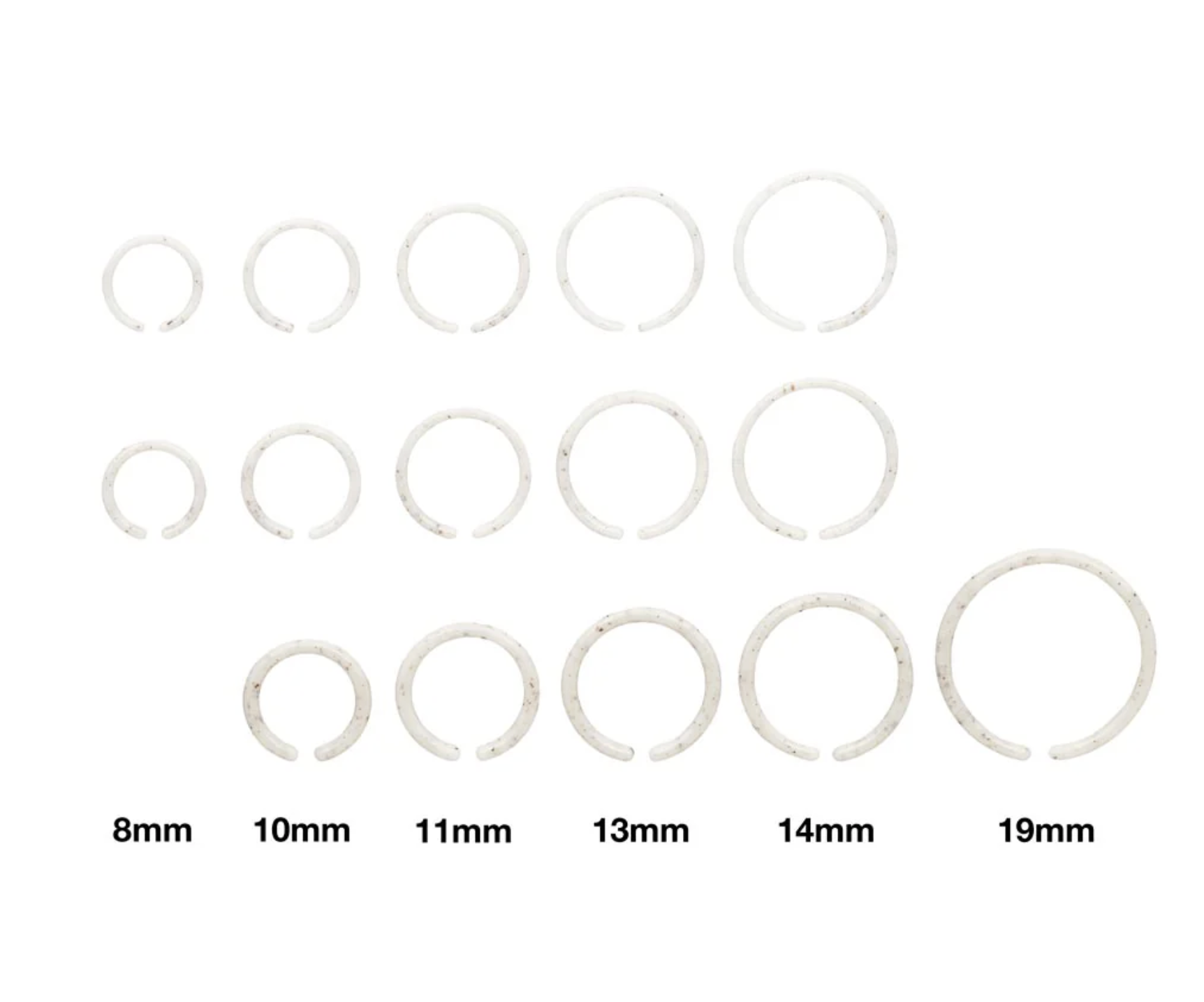Saferly Biodegradable Placement Rings — Box of 250