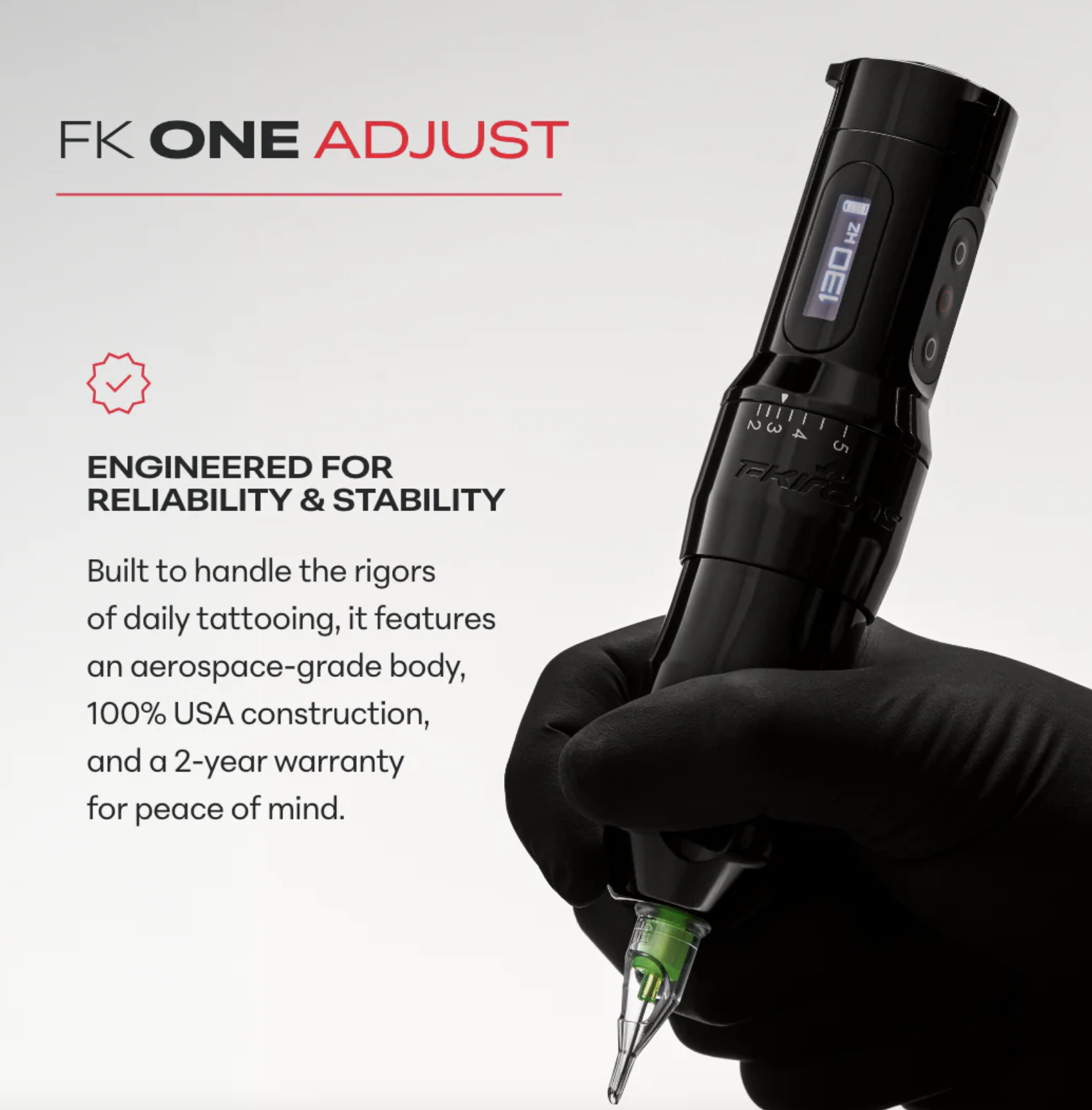FK One Adjust Wireless Tattoo Machine