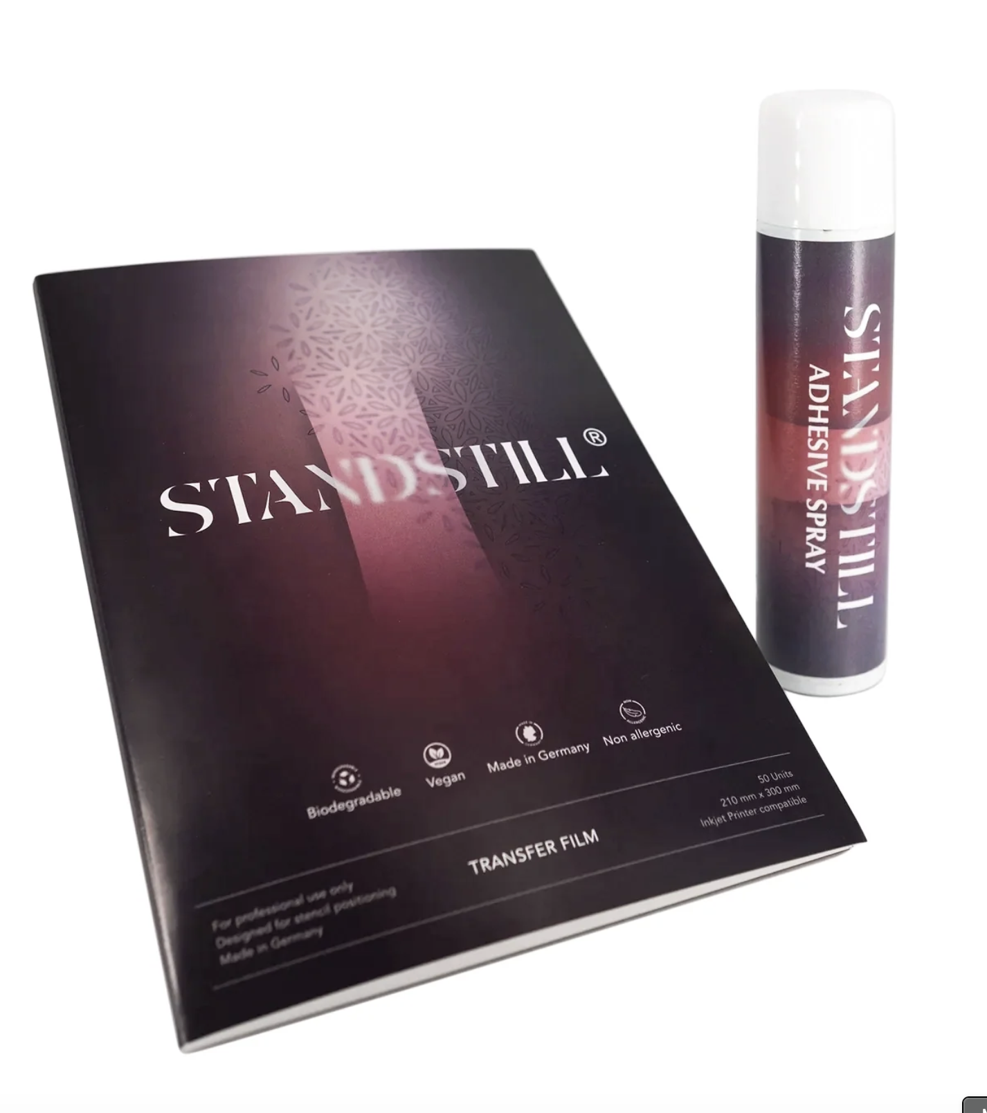 StandStill Transfer Film and Adhesive Stencil Spray