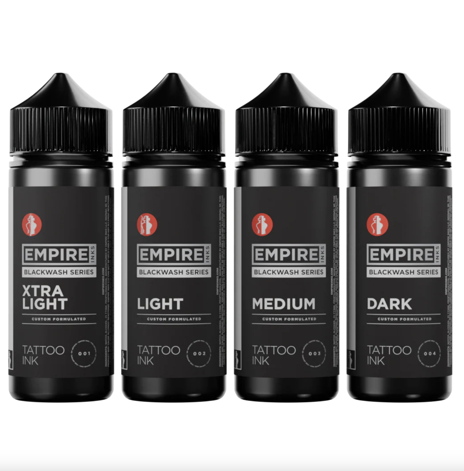 Empire Inks — Blackwash Series of 4 Bottles - 4oz
