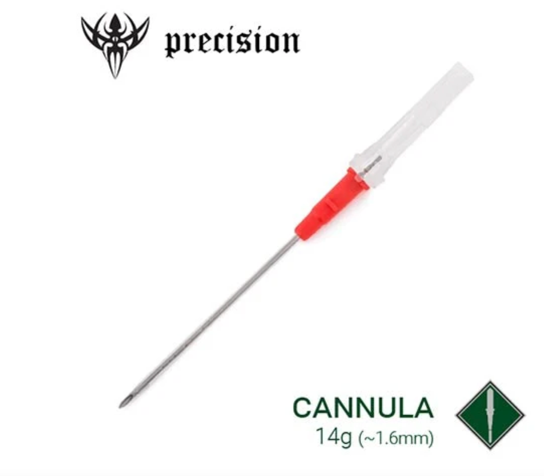 Precision Cannula Piercing Needle -  box of 50 - 14g