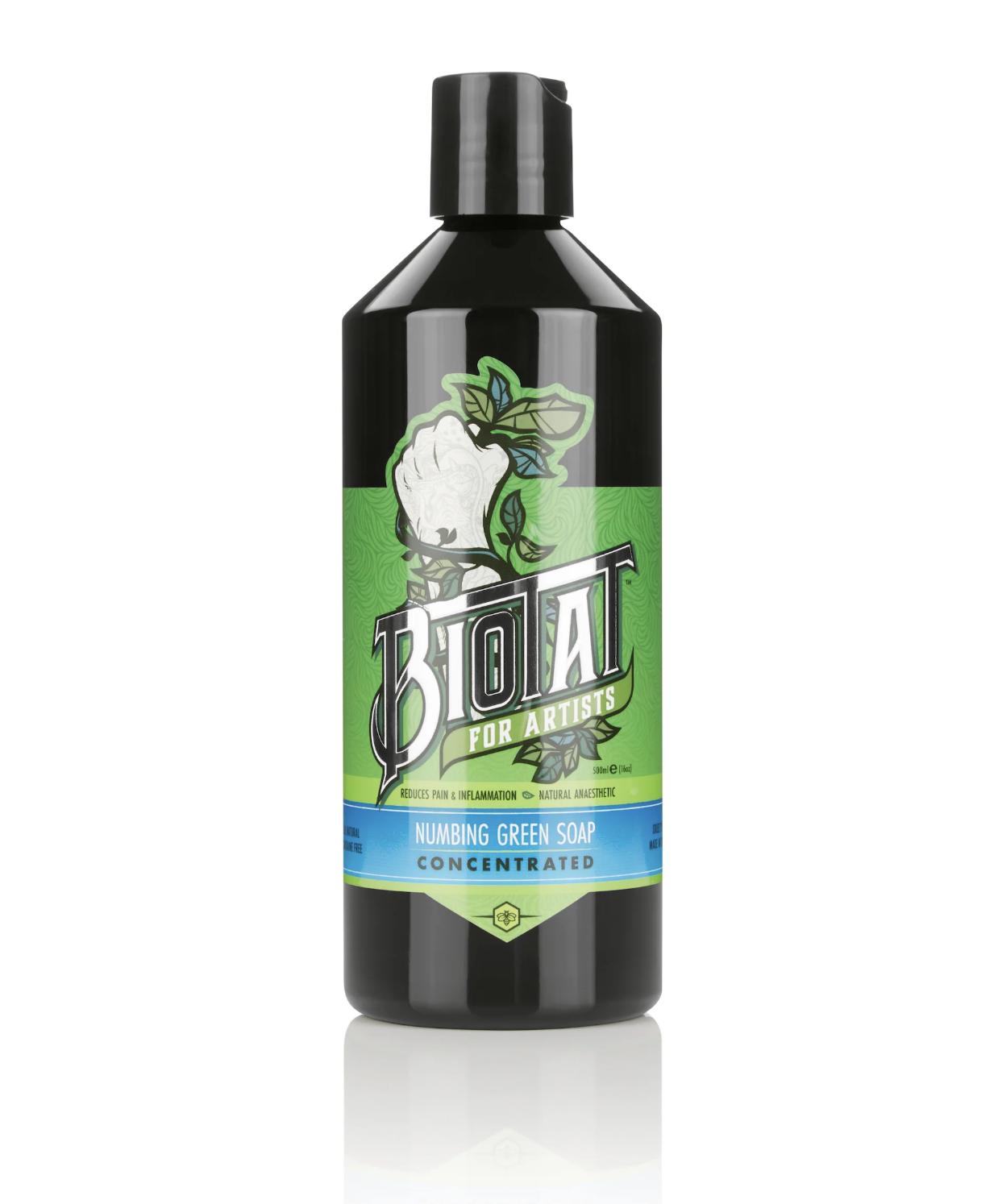 Biotat Numbing Green Soap — Concentrated — 16oz Bottle