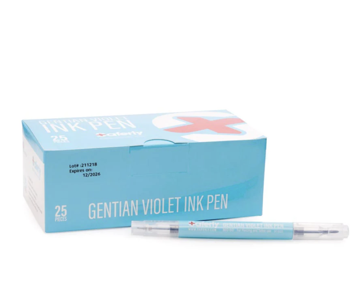 Saferly Professional Tattoo Stencil Markers — Box of 25