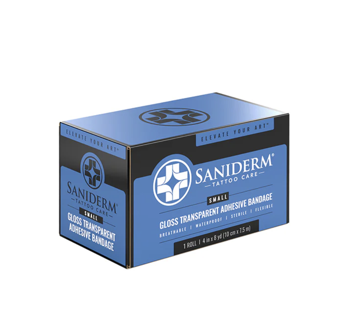 Saniderm Tattoo Aftercare Transparent Adhesive Bandage - 4" x 8 Yard Roll
