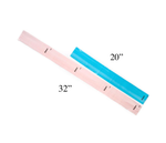 Saferly 20" Clip Cord Sleeves + Machine Bags — Blue — Box of 200