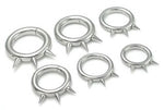 Spiked Steel Segment Rings - 10g, 8g, 6g