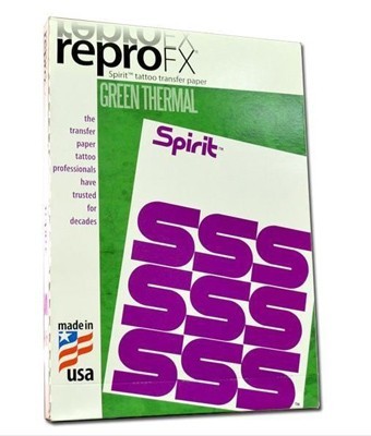 Spirit Green Thermal Paper - 8.5" x 11"