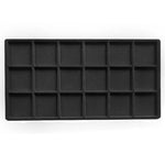 Square Compartment Jewelry Display with Tray