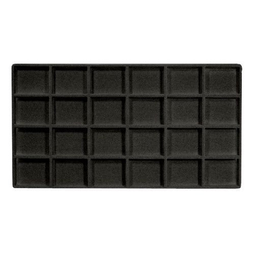 Square Compartment Jewelry Display with Tray