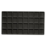Square Compartment Jewelry Display with Tray