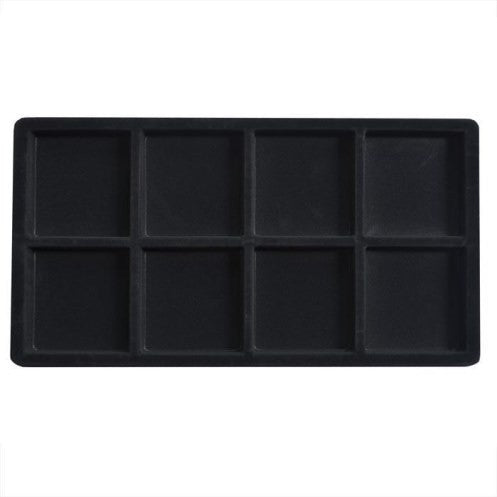 Square Compartment Jewelry Display with Tray