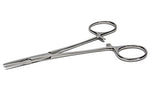 Stainless Steel Straight Flat Tip Mosquito Forceps - 5"